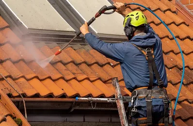 Démoussage et hydrofuge de toiture à Bonnières